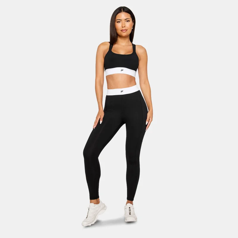 Fabletics Black Women's On-The-Go PowerHold Training Leggings for Women | Best Price UAE
