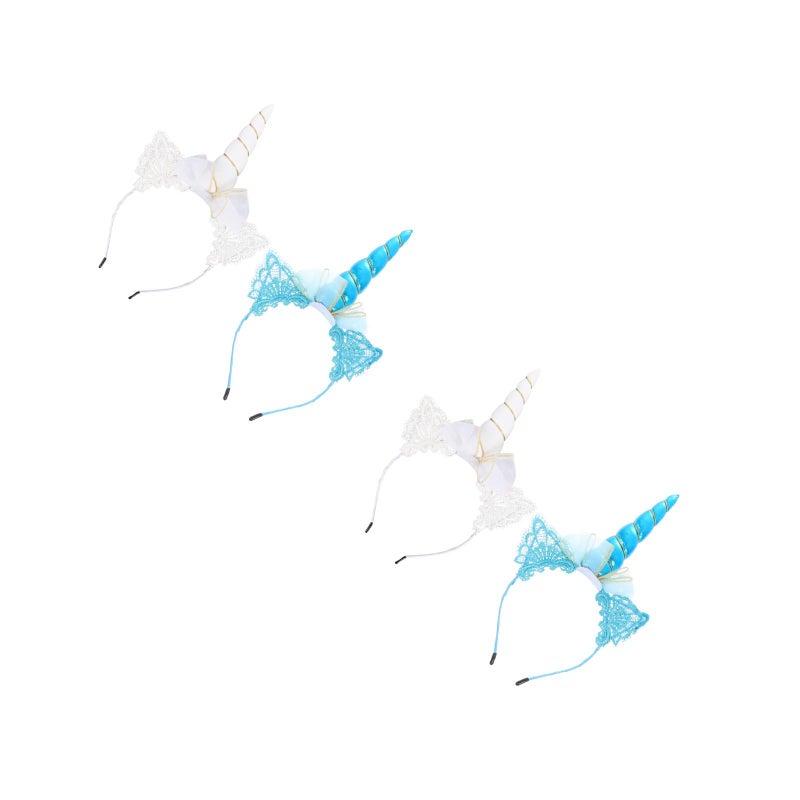 4 Pcs Design Hair Hoops Lovely Kids Headdress Party Hair Decoration - Image 1