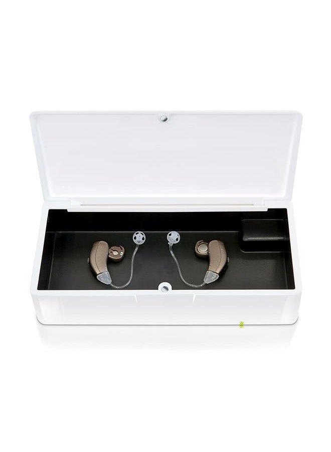 Audinell PerfectDry | Electronic Hearing Aid Dryer Dehumidifier | Dry Box Accessory Storage Case | Removes Sweat & Moisture from Hearing Aids, Airpods, Wireless Earbuds, Ear Amplifiers, Cochlear Implants - Image 2
