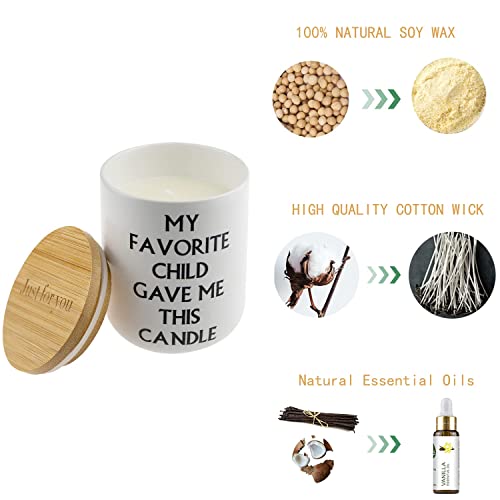 Lihome Mothers Day Gifts for Mom from Daughter Son, Funny Mother's Day, Fathers Day, Birthday, Thanksgiving, Christmas Gifts, Vanilla Coconut Candles(11.5oz) - Image 4