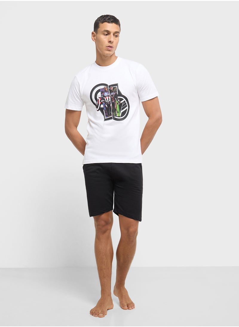 MARVEL - Nightwear T-Shirt & Shorts Sets - Image 1