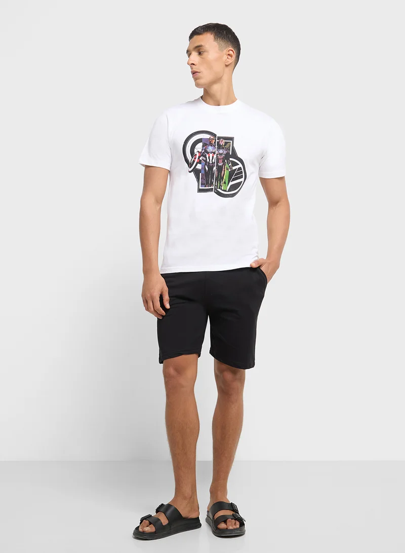MARVEL Nightwear T-Shirt & Shorts Sets