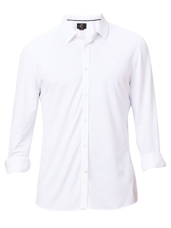 Being Human White Slim Fit Shirt For Men