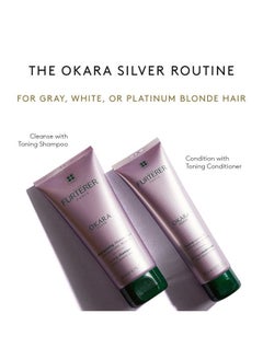 Rene Furterer Rene Furterer OKARA SILVER Toning Shampoo, Purple Shampoo for Blonde, White, Grey, Silver, Pastel Hair, Pump, 20.2 oz.  - Image 5