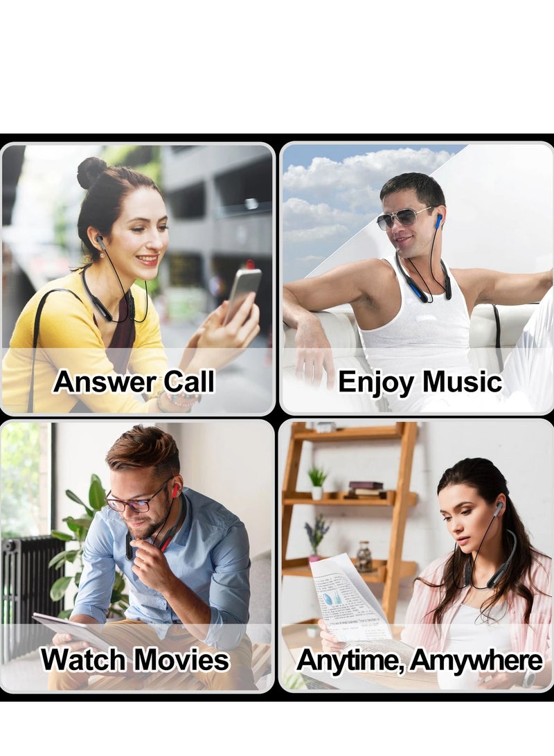 GULFLINK Wireless Neckband Earphone Red - Image 2