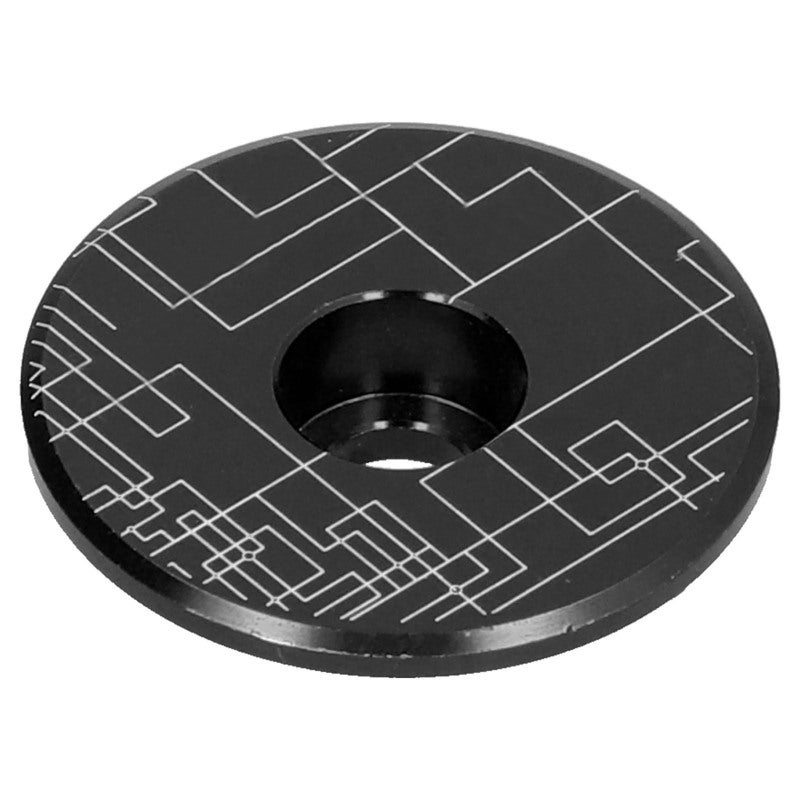 LeBycle Mountain Bike Headset Top Cover 31mm 8mm Thickness Aluminum Alloy - Anti Loosening Secure Bike Headset Cap for 25.4mm 28.6mm Carbon Fiber Fork Black - Image 4