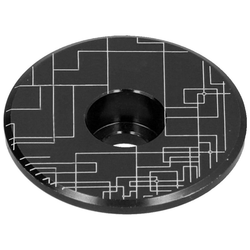 LeBycle Mountain Bike Headset Top Cover 31mm 8mm Thickness Aluminum Alloy - Anti Loosening Secure Bike Headset Cap for 25.4mm 28.6mm Carbon Fiber Fork Black - Image 5