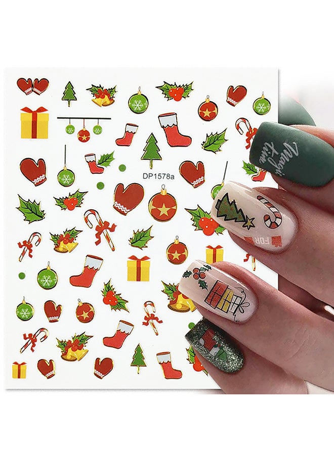 brunson ملصقات تصميم ثلاثي الأبعاد لتزيين الأظافر dp1578a - Image 3