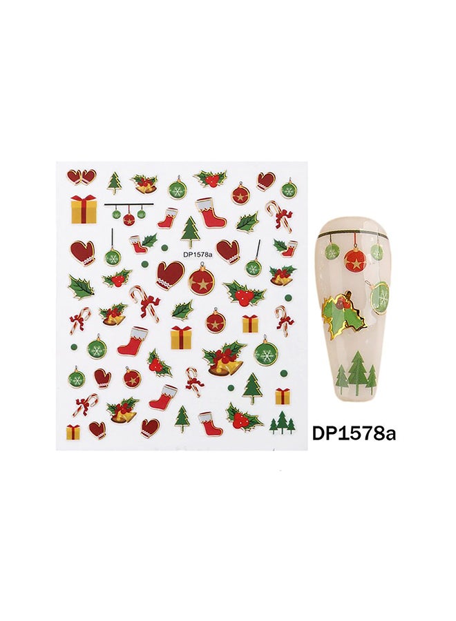 brunson ملصقات تصميم ثلاثي الأبعاد لتزيين الأظافر dp1578a - Image 2