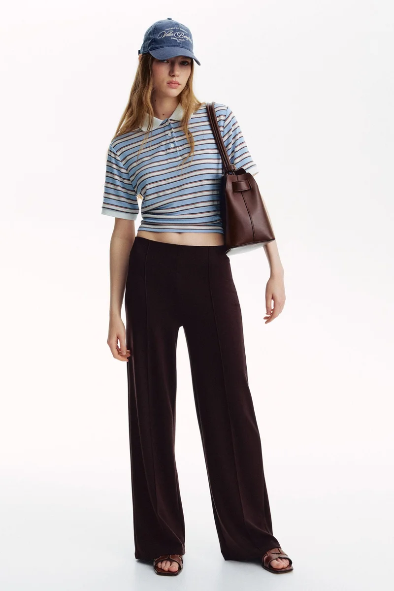 H&M Fine-knit polo shirt