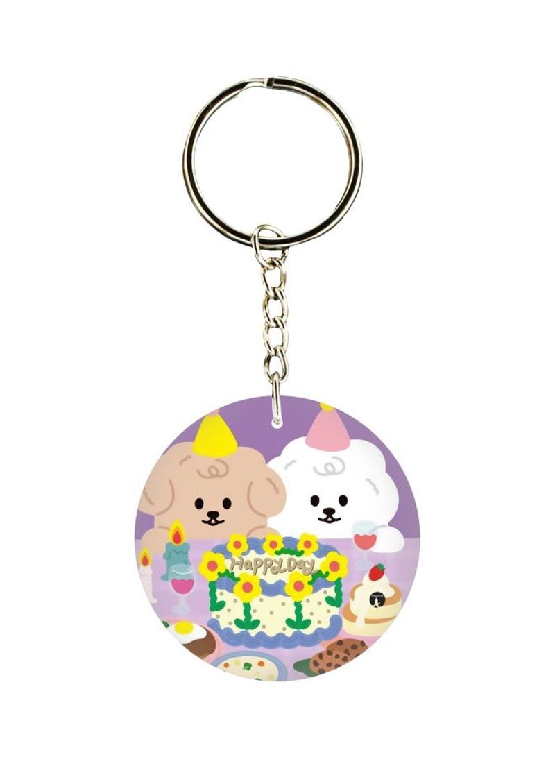RKN Cartoon Printed Keychain
