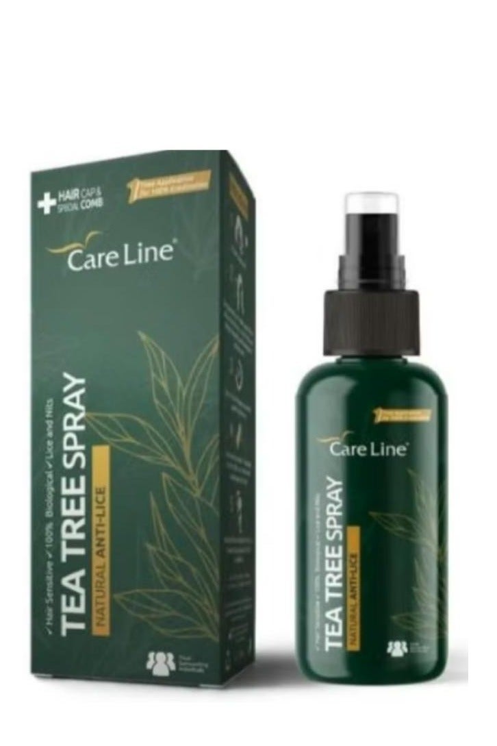 كير لاين بخاخ شجرة الشاي الطبيعي ضد القمل 100 مل