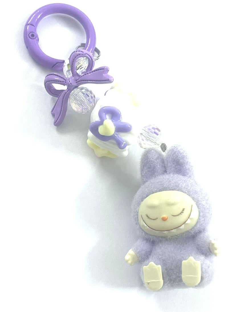 New Mini Plush Cartoon Creative Keychain, Cute Rabbit Hanging Ornament  - Image 3