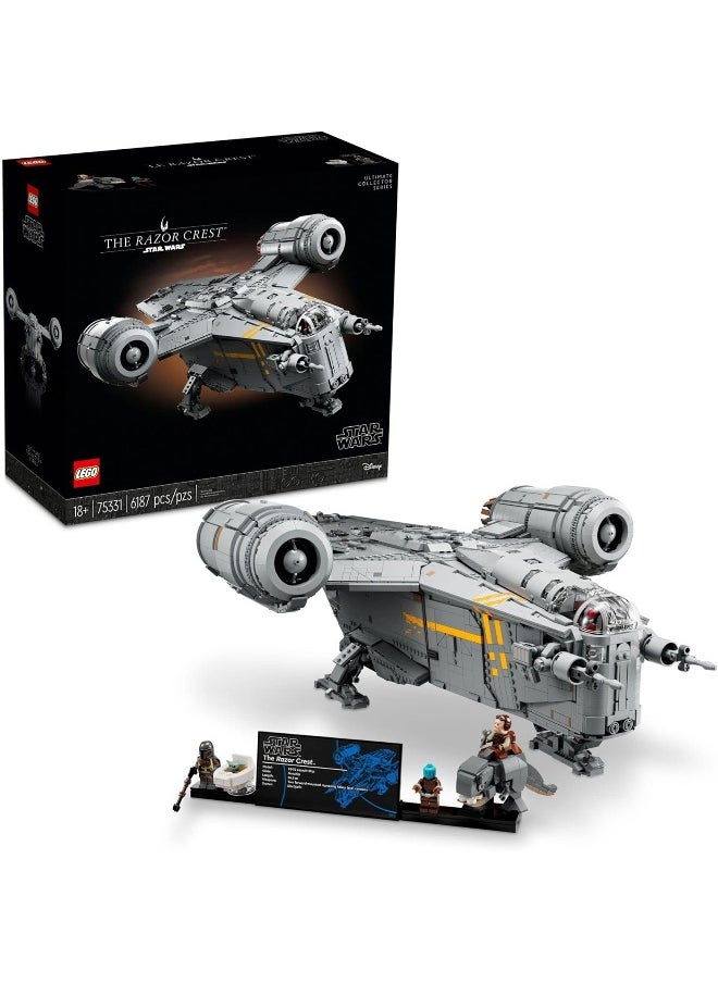 LEGO - LEGO Star Wars The Razor Crest UCS Set, Ultimate Collectors Series Starship Model Kit for Adults, Large Iconic The Mandalorian Memorabilia Collectable - Image 1