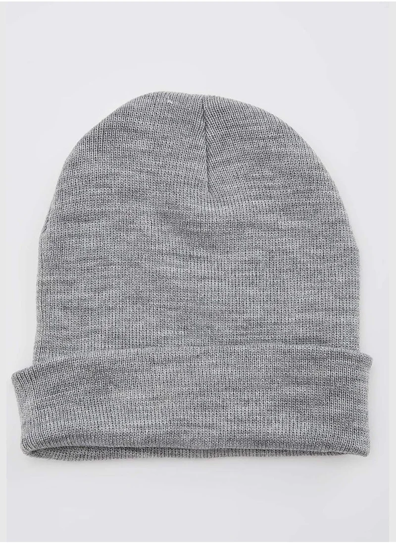 DeFacto Velcro Knit Beanie with Slogans