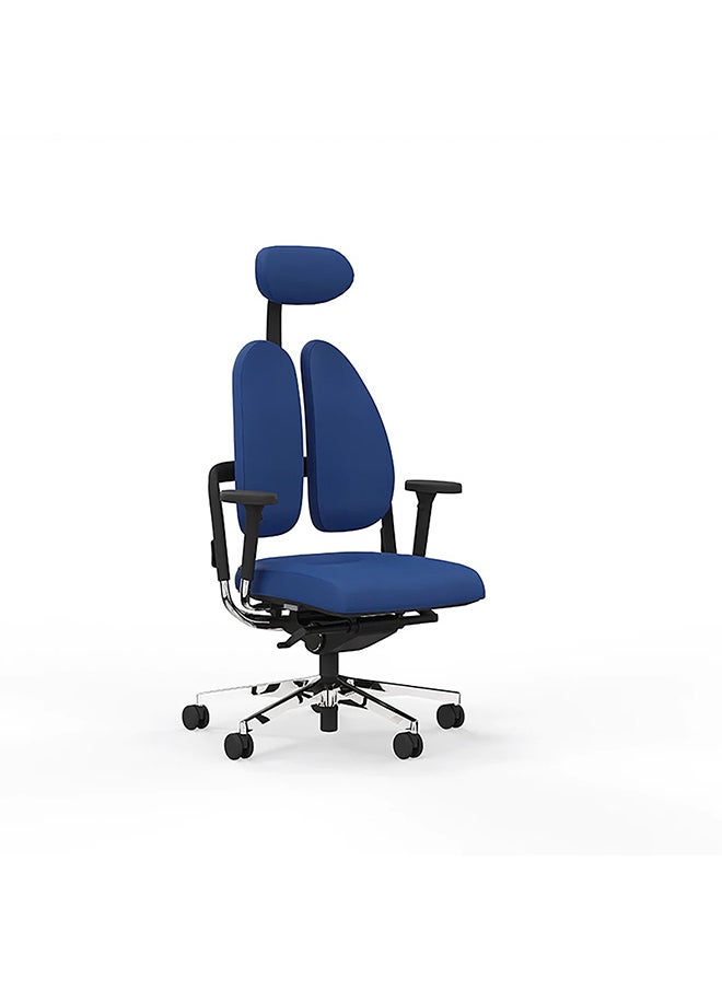 BACK COMFORT Dual Back Office Chair | Ergonomic Support for Neck and Back | Premium Leather | Made in Poland with 5-Year Warranty  - Image 1