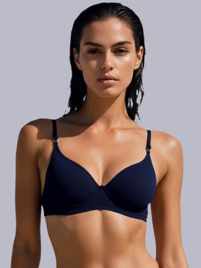 Eden Pack of 2 - Non-Padded Non Wired Cotton Blend T-Shirt Bra - Image 2