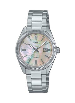 CASIO Quartz Mother of Pearl Dial Stainless Steel Strap Pair Watch MTP-1302DS-7AV/LTP-1302DS-4A  - Image 3