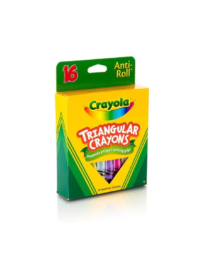 كرايولا مجموعة أقلام تلوين مثلثة مضادة للتدحرج مكونة من  قطعة متعددة الألوان - Image 3