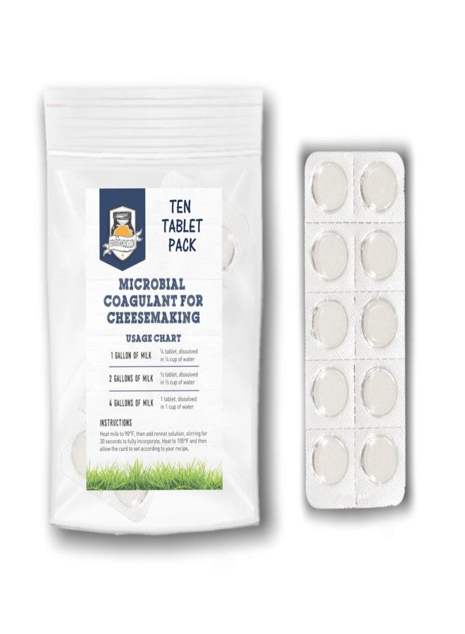 منفحة ميكروبية لصناعة الجبن | أقراص منفحة نباتية | مُخثِّر حليب | صناعة الجبن النباتي | أقراص منفحة ثابتة في درجة حرارة الغرفة، مثقبة لسهولة الاستخدام - Image 1