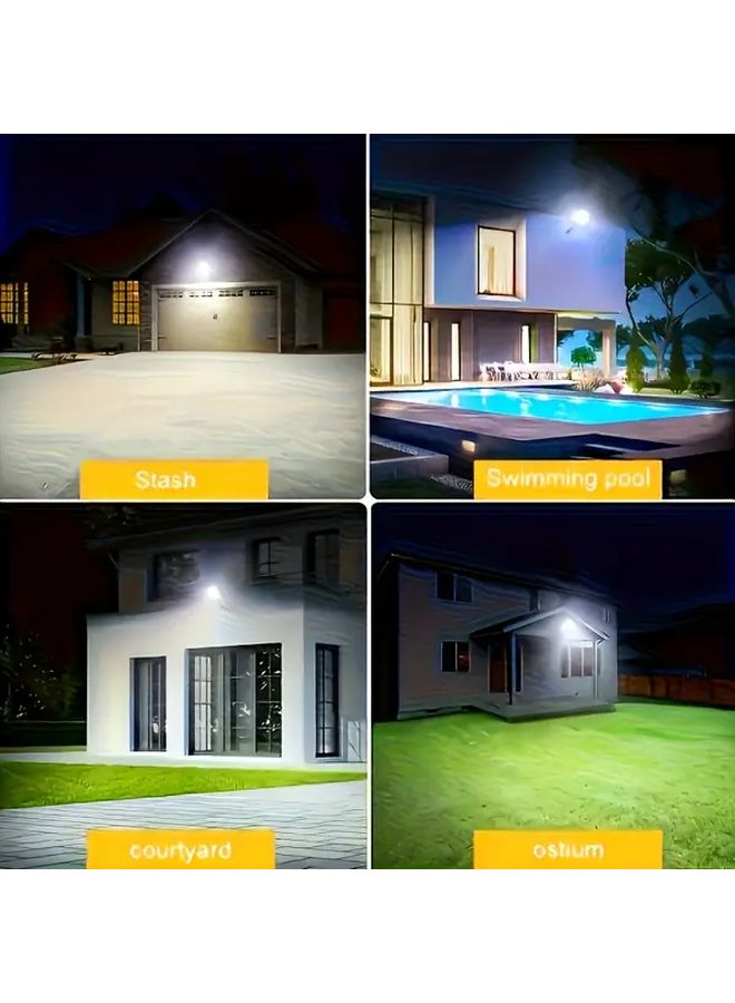 4pcs Smart Sensor Solar Wall Lights 6500K 3 Modes Outdoor Garden Patio - Image 5