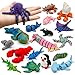 CHolic 3D Printed Animal Figures Set 18Pcs 3D Printed Toys Ocean Animal Figurines Toys Fidget Articulated Flexible Toy for Party Favors Birthday Gifts Office Desktop Home Decoration - Image 3