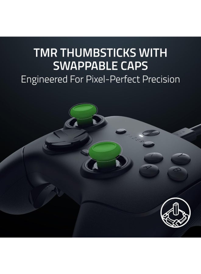 Razer Wolverine V3 Tournament Edition 8k PC Wired Esports Controller: 8K Hz HyperPolling, TMR Thumbsticks with Swappable Caps, 4 Mouse Click Back Paddles & 2 Claw Grip Bumpers - Black I RZ06-05550100-R3M1 - Image 3