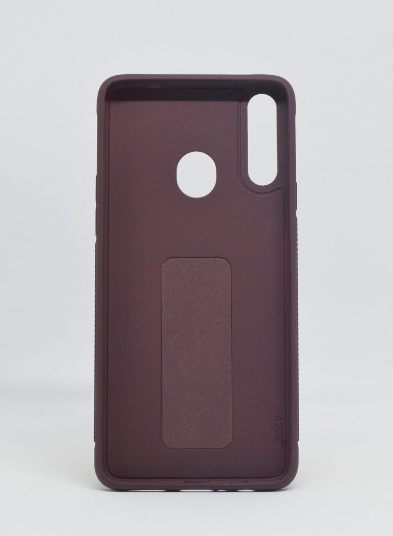 BORTONY Protective Case Cover With Finger Grip Stand For Samsung A20S - Image 2