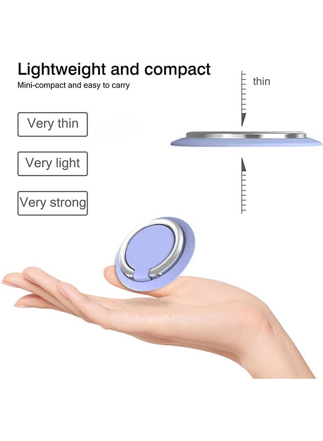 4Pcs Magnetic Cell Phone Ring Holder 360° Rotation Collapsible Mobile Phone Grip Stand Holder Finger Ring Grip - Image 5