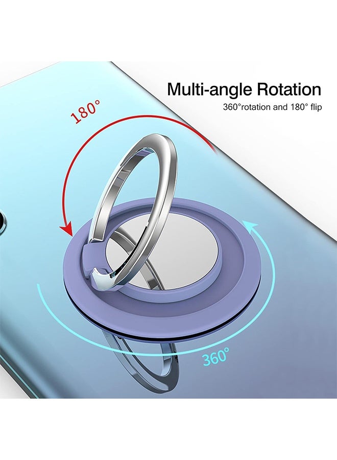 4Pcs Magnetic Cell Phone Ring Holder 360° Rotation Collapsible Mobile Phone Grip Stand Holder Finger Ring Grip - Image 2