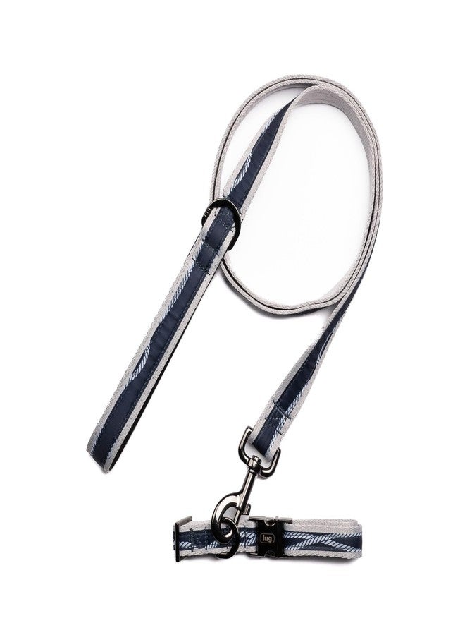 Lug Fetch Pet Collar and Leash Set, Nautical Navy - Image 1