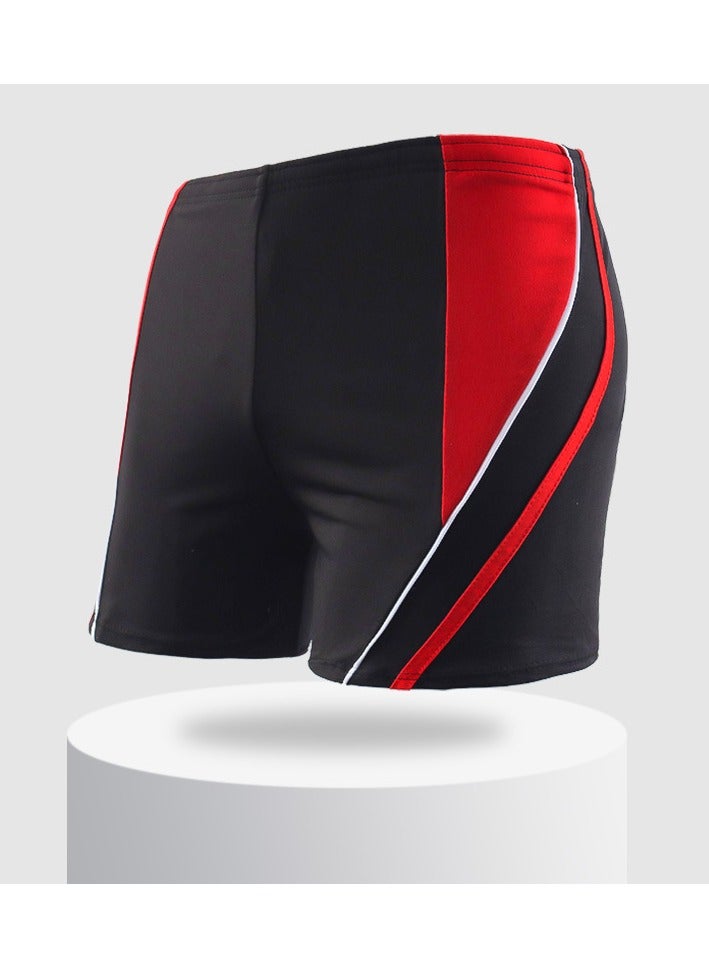 KUYING New High Waisted Flat Angle Swimming Trunks - Image 1