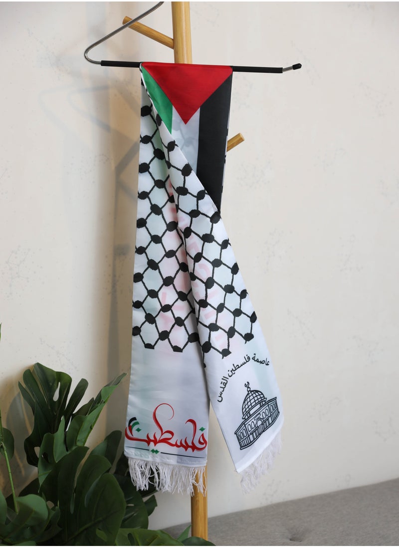 لحظة مرح - شال وشاح كتف فلسطين 137 سم - Image 1