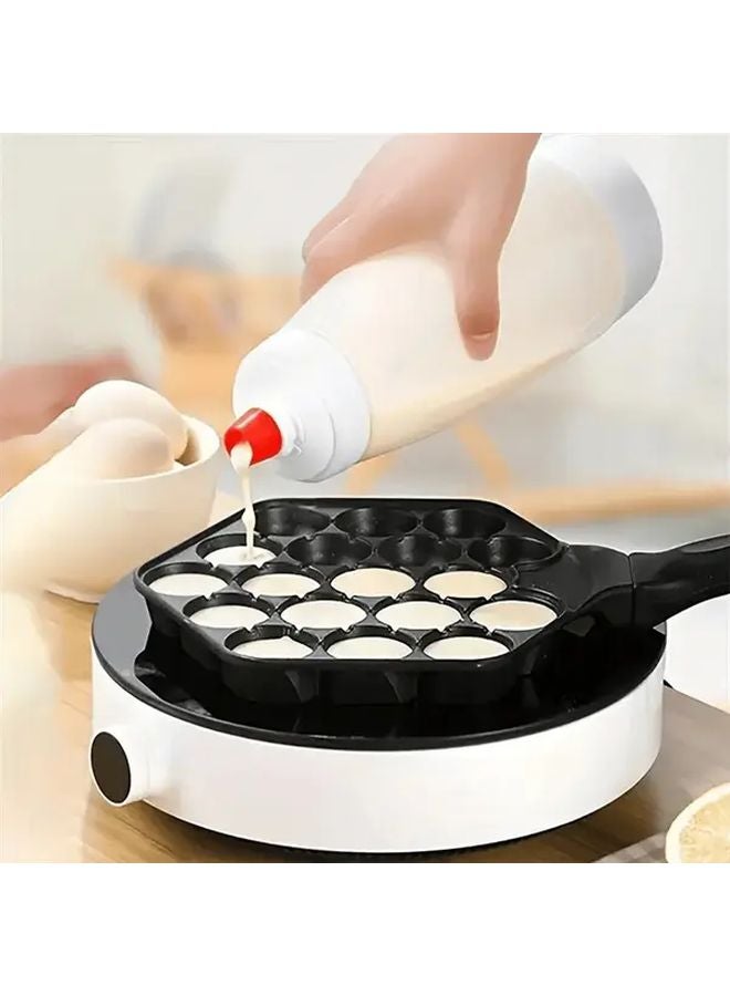 Transparent 1000ml Manual Cake Mixer For Baking Cookies With Easy Squeeze Design - Image 2