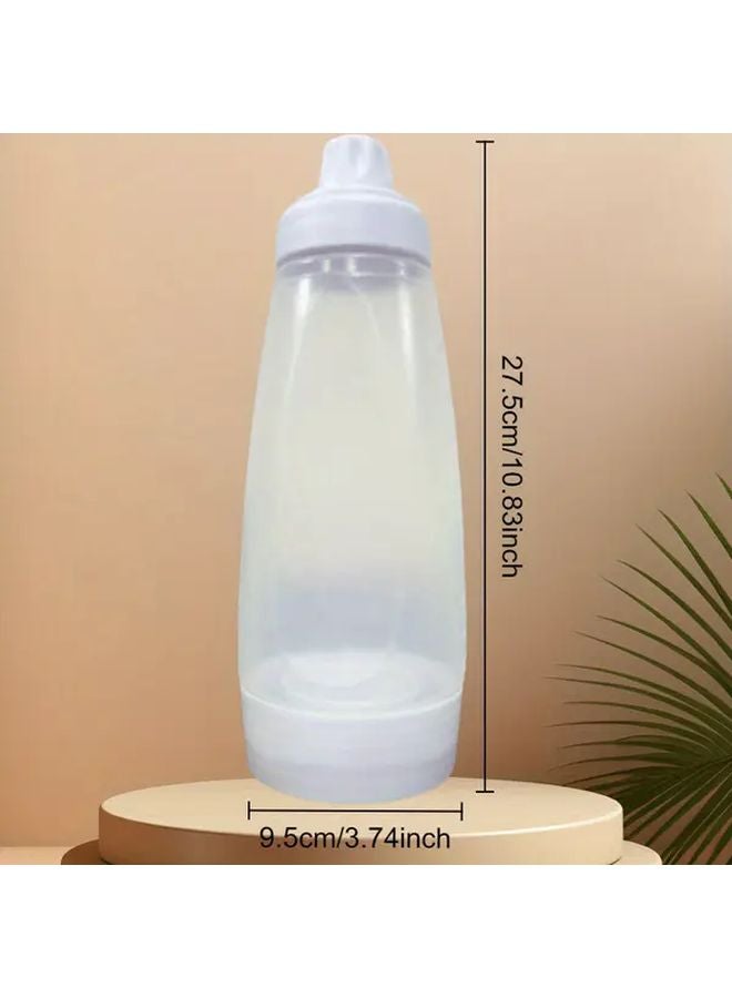 Transparent 1000ml Manual Cake Mixer For Baking Cookies With Easy Squeeze Design - Image 5