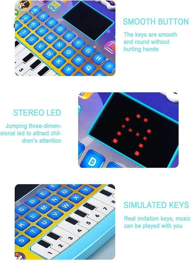 Leaffybezz ألعاب Leaffybezz التعليمية الذكية للأطفال من عمر 3 سنوات فما فوق، شاشة LED ومؤثرات موسيقية وألوان متعددة في الجهاز اللوحي، نشاط ممتع وتعلم الأبجدية. - Image 4
