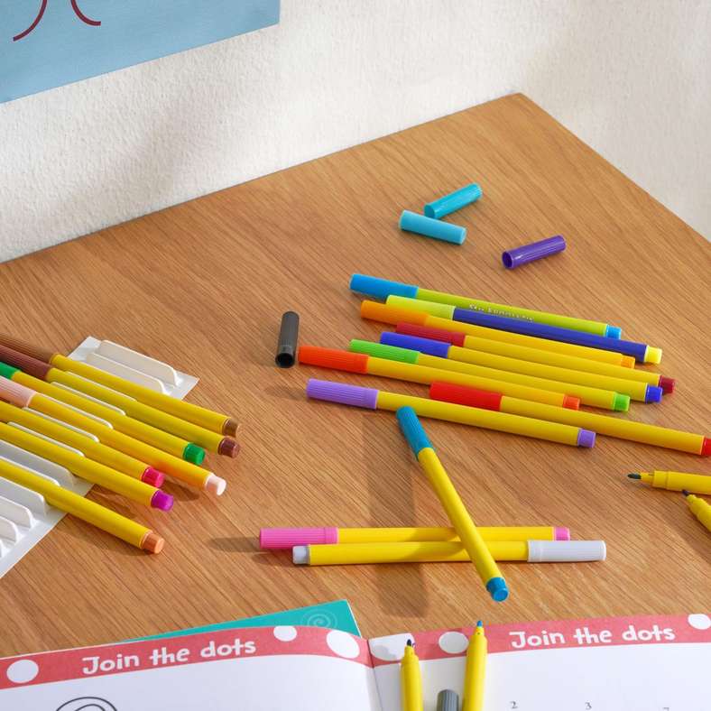 Stick set of 24 color sketch pen - Multi
