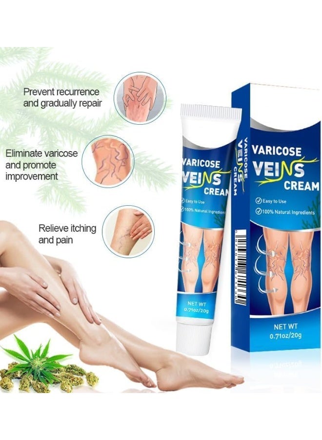 Sumifun Varicose Veins Cream by Vein Smoothing, Spider Veins Repair Cream for Legs and Improve Blood Circulation - Image 2