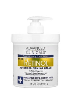 Advanced Clinicals Retinol Advanced Firming Cream 16 oz (454 g)  - Image 1