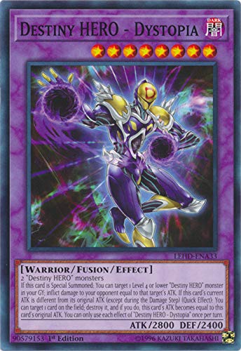 Yugioh Destiny HERO Dystopia LEHDENA33 Common 1st Edition - Image 1