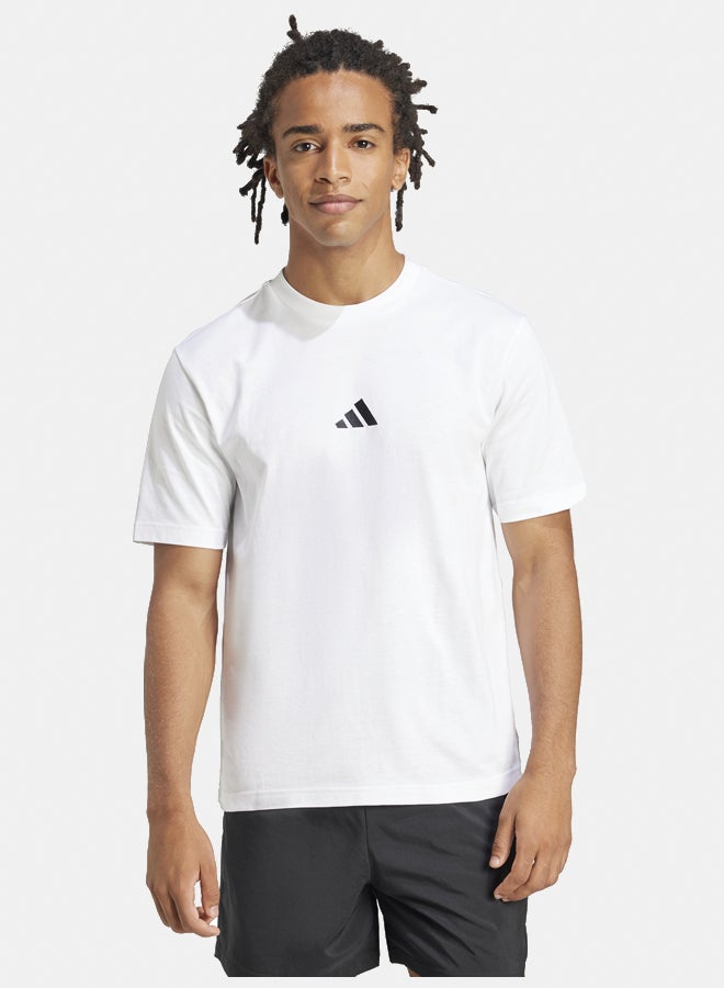 Adidas Essentials Small Logo Single Jersey T-Shirt  - Image 1