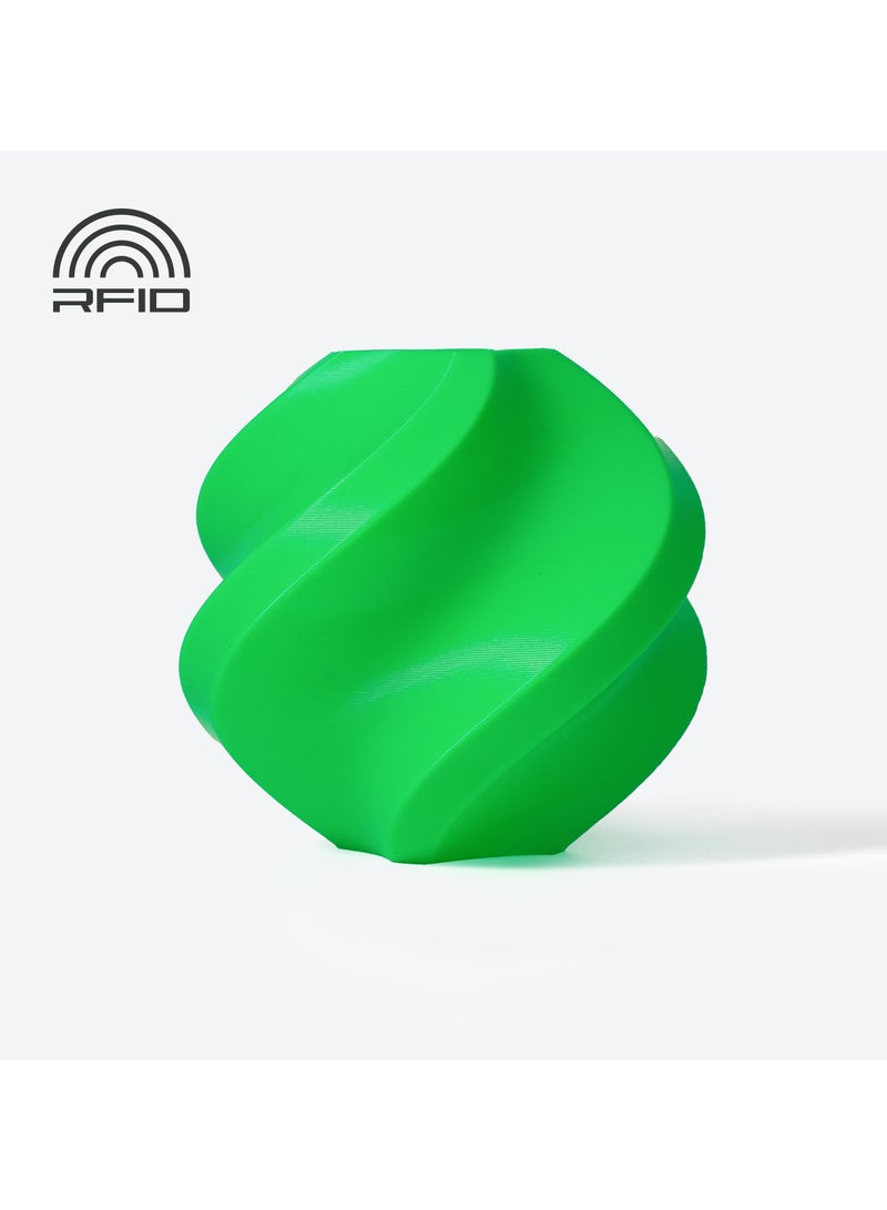 Bambu Lab PLA Basic Bambu Green (with Spool), 1.75mm. 1KG Bambu Green