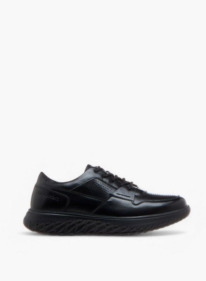 Le Confort Perforated Sneakers with Lace-Up Closure - Image 2