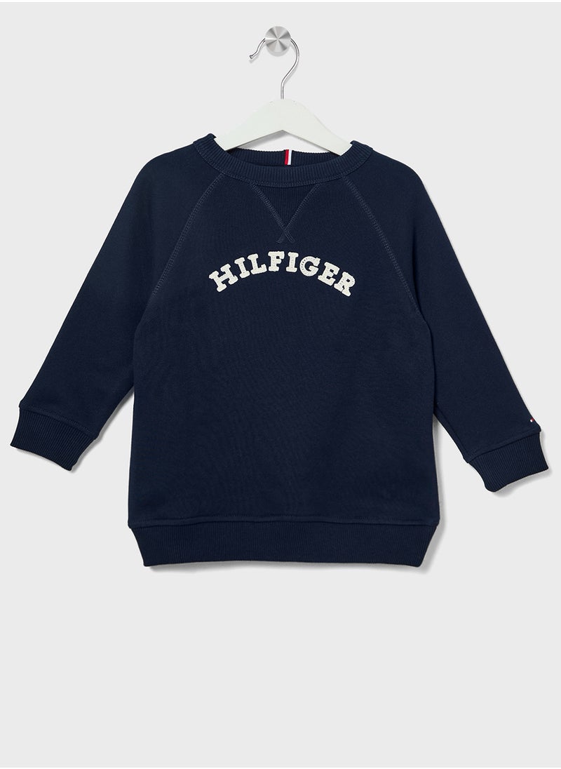 TOMMY HILFIGER Youth Monotype Sweatshirt  - Image 1