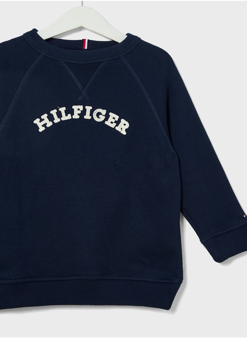 TOMMY HILFIGER Youth Monotype Sweatshirt  - Image 3