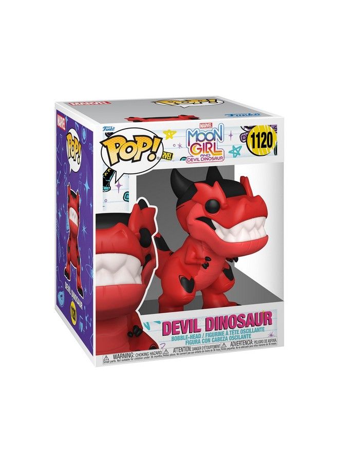 Funko Pop Super! Marvel: Moon Girl And Devil Dinosaur  Devil Dino Collectible Vinyl Figure  65673 - Image 1