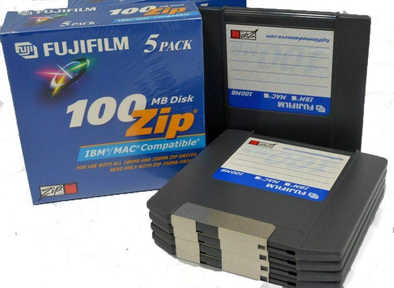 FUJIFILM Fuji FUJIFILM 100MB Zip Disk 5-Pack5 - Image 2