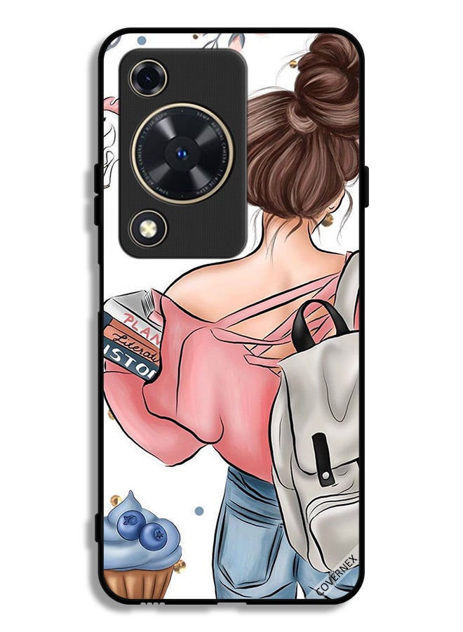 Covernex Huawei Nova Y63 Protective Case Cover Books In Girl Hand Art
