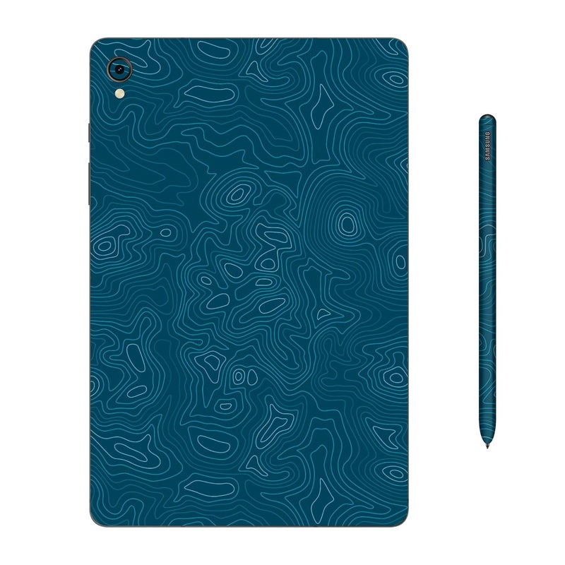 Capes أغطية تابلت متوافقة مع سامسونج جالاكسي تاب S9 | فيلم حماية فائق النحافة | ملصق فينيل مضاد للخدش | ليس غلاف/غطاء (أكوا، غلاف كامل الجسم + غلاف قلم S) - Image 1