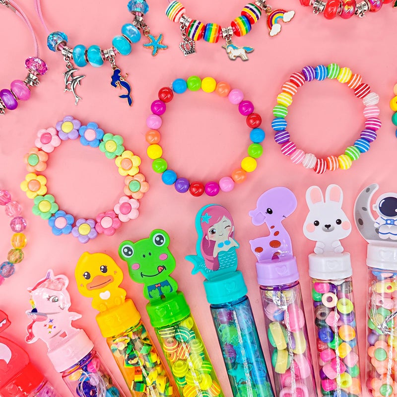leitait 24 Pack Bracelet Wands,Charm Bracelet Jewelry Making Kit,Arts Crafts for Kids,Unicorn Party Favors Supplies,Goodie Bags Stuffers,Classroom Prizes,Birthday Gifts for Girls Ages 4-8 Years Old - Image 2